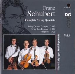 COMPLETE STRING QUARTETS VOL.1 di Schubert Franz (1797-1828) - CD