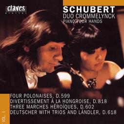 Works For Piano 4 Hands Vol. I di Schubert Franz (1797-1828) - cd