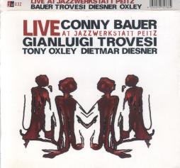 Live At Jazzwerkstatt Peitz di Conrad Bauer / Gianluigi Trovesi / Tony Oxley / Dietmar Diesner - CD Live At Jazzwerkstatt Peitz di Conrad Bauer / Gianluigi Trovesi / Tony Oxley / Dietmar Diesner - CD
