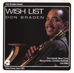 Wish List di Don Braden  - CD
