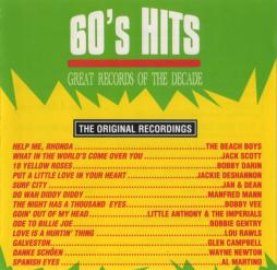 60's Hits: Great Records Of The Decade - Volume 1 di Various - CD