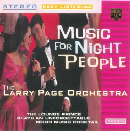 Music For Night People di Larry Page Orchestra - CD