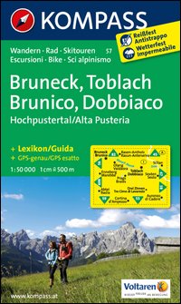 Carta Escursionistica N. 57. Brunico, Dobbiaco, Alta Val Pusteria-bru Neck, Toblach, Hochpustertal. di Aa.vv. - libri Carta Escursionistica N. 57. Brunico, Dobbiaco, Alta Val Pusteria-bru Neck, Toblach, Hochpustertal. di Aa.vv. - libri