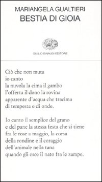 Bestia Di Gioia di Gualtieri Mariangela - libri Bestia Di Gioia di Gualtieri Mariangela - libri