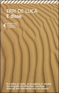 E Disse  di De Luca Erri - libri