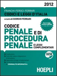 Codice_Penale_E_Di_Procedura_Penale_09/2012_-Aa.vv._Ferrari_G._(cur.)