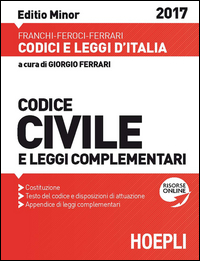 Codice_Civile_E_Leggi_Complementari_Ediz_Minore_-Franchi_Luigi_Feroci_Virgilio
