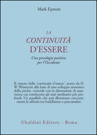 Continuita` D`essere di Epstein Mark - libri Continuita` D`essere di Epstein Mark - libri