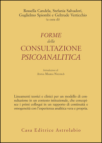 Forme Della Consultazione Psicoanalitica  di Candela Salvadori Spiombi Vert - libri