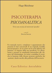 Psicoterapia Psicoanalitica  di Bleichmar Hugo Sacchi D. - libri