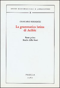 Grammatica Latina Di Aelfric (la). Studio Del  di Bolognesi Giancarlo - libri