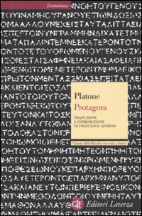 Protagora  di Platone - libri