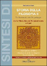 Sintesi Di Storia Della Filosofia Ii  di Bruni Domenico - libri